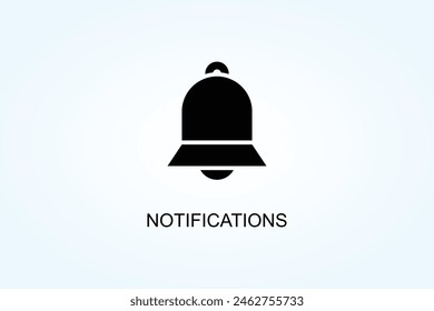 Notifications Vector Or Logo Sign Symbol Illustration