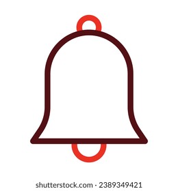 Notifications Vector Thick Line Two Color Icons For Personal And Commercial Use.
