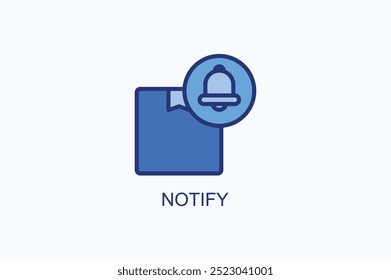 Icono De Notificación De Vector O Ilustración De Logo