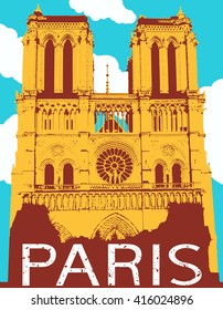 Notre Dame cathedral. Paris. France. 