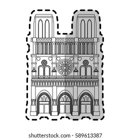 notre dame cathedral paris icon image 