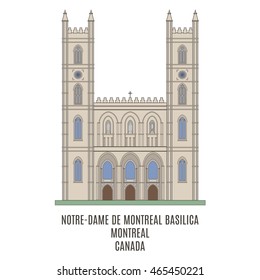 Notre-Dame Basilica,  Old Montreal, Quebec, Canada 