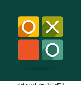 Noughts and crosses game