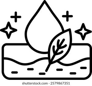 Nourishing Blend icon line vector illustration