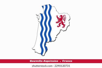 Nouvelle-Aquitaine Flag - Region of France