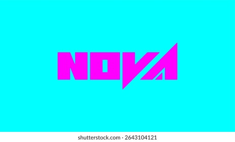 Nova event logo Vector Artworks