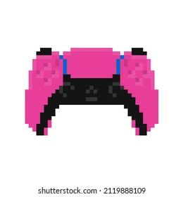 Nova Pink Midnight Black Next Generation New Modern Wireless Video Game Console Controller 8bit Pixel Art