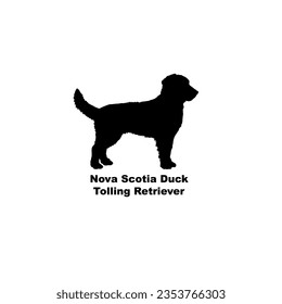 Nova Scotia Duck Tolling Retriever dog silhouette dog breeds Animal Pet