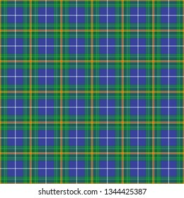 Nova Scotia Tartan. Seamless pattern for tartan of Nova Scotia, Canada, for fabric, kilts, skirts, plaids. Frequent weave 