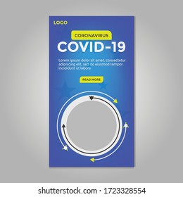 Novel Corona Virus Covid-19 Social Medial Story Template