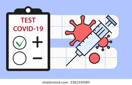 The Novel Corona Virus SARS-CoV-2, the virus causing COVID-19 detailed flat vector illustration.