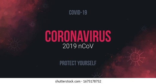 Novel Coronavirus 2019 nCoV. COVID 2019. Vector illustration