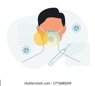 Novel Coronavirus - 2019-nCoV - Treatment Strategy - Illustration as EPS 10 File