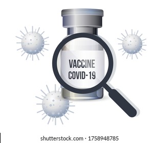 Novel Coronavirus - 2019-nCoV - Vaccine Development  - Illustration as EPS 10 File