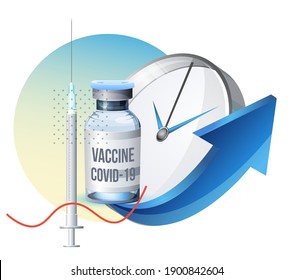 Novel Coronavirus - 2019-nCoV - Vaccine Development  - Illustration as EPS 10 File