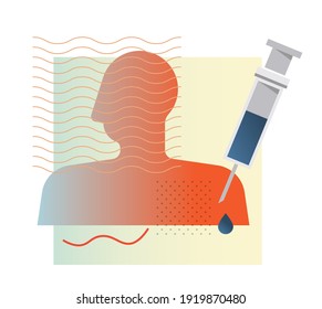 Novel Coronavirus - 2019-nCoV - Vaccine Passport - Illustration as EPS 10 File