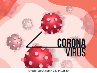 Novel Coronavirus (2019-nCoV). Virus Covid 19-NCP. Coronavirus nCoV denoted is single-stranded RNA virus. 