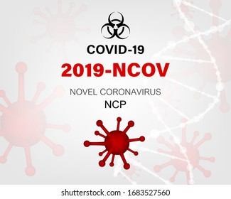 Novel Coronavirus (2019-nCoV). Virus Covid 19-NCP. 