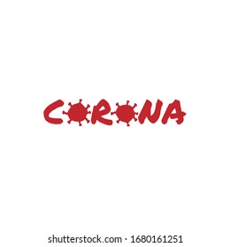 Novel coronavirus (2019-nCoV), a virus that originated in Wuhan and became a pandemic. Vector illustration.