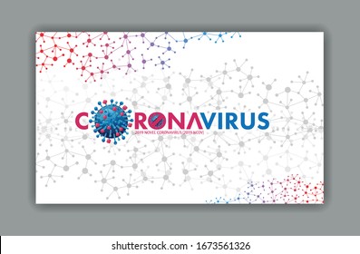 Novel coronavirus (2019-nCoV). Wuhan virus disease, virus infections prevention methods infographics. Logo, symbol & Background. Stop coronavirus. Coronavirus outbreak. COVID-19.