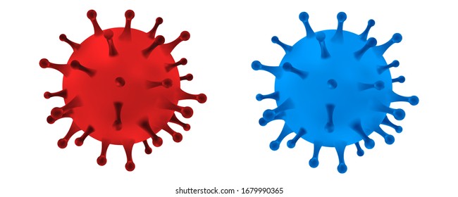 Novel Coronavirus COVID-19 medical infection.Virus protection covid19 molecule on red. Dangerous asian ncov corona virus pandemic risk background design.