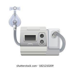 Novel Coronavirus - Non Invasive Ventillation Equipment - Icon as EPS 10 File