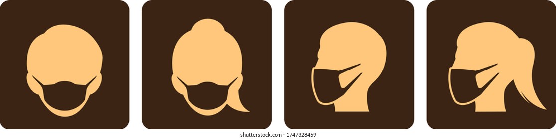 Novel coronavirus, people in medical face mask