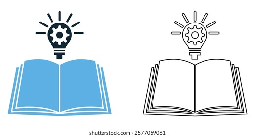 novel invention icon vector creativity, innovation, and groundbreaking ideas tech, science, and innovation projects pictogram symbol ui and ux design, glyphs and stroke line