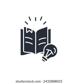 Novel invention icon. vector.Editable stroke.linear style sign for use web design,logo.Symbol illustration.