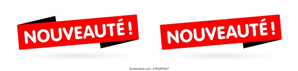 Nouveauté, Novelty in French language