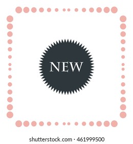 Novelty icon, web design element