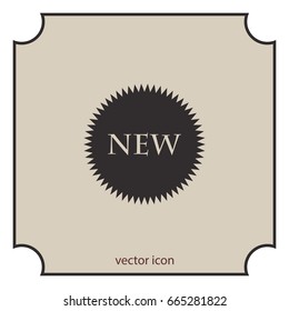 Novelty icon, web design element