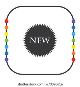 Novelty icon, web design element