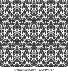 Novelty Pointelle Knit Mesh Seamless Vector Pattern