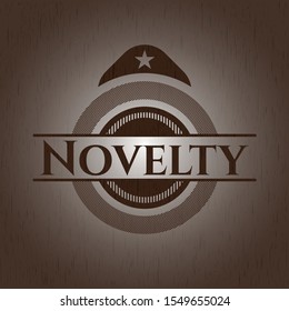 Novelty wood signboards. Vector Illustration.