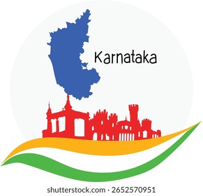 november 1 is karnataka Vector illustration. Good for banner, poster, greeting card, party card, invitation, template, advertising, campaign, and social media.