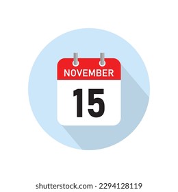November 15 Concept Design. Vector Illustration.	
