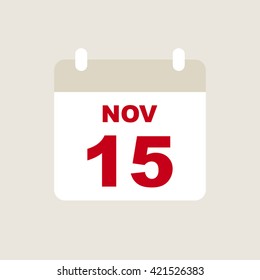 November 15,calendar icon.