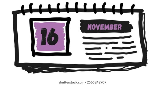 November 16th: A Day on the Calendar