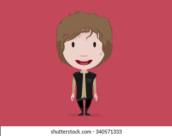 November 19.2015: Vector Illustration Of Han Solo (Star Wars)