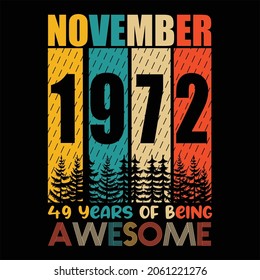 November 1972 49 years of being awesome