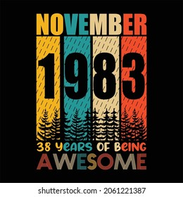 
November 1983 38 years of being awesome