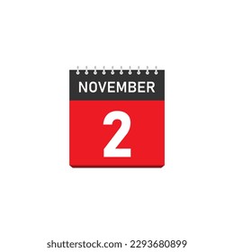 Diseño de Concepto 2 de Noviembre. Ilustración vectorial.	
