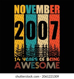 November 2007 14 Years Of Being Awesome