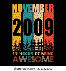 
November 2009 12 Years Of Being Awesome