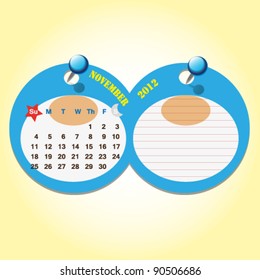 November 2012 Calendar