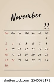 November 2025
Retro calendar
Vertical
