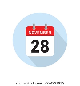 Diseño de Conceptos 28 de Noviembre. Ilustración vectorial.	

