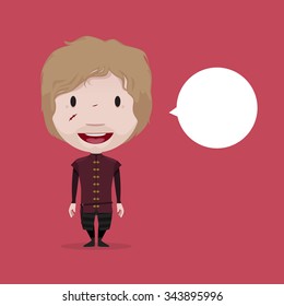 November 30, 2015: Vector Illustration Of Tyrion Lannister (Game Of Thrones)