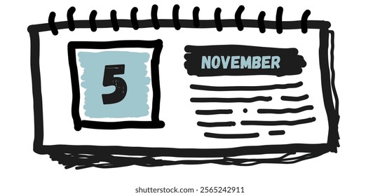 November 5th: Calendar Day, Events, and Planning